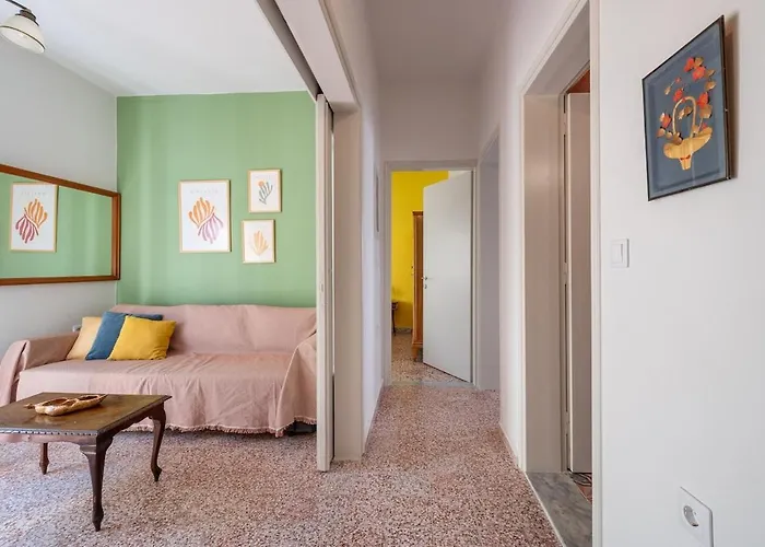 アパート Dafni Local Style, 1 Min From Main